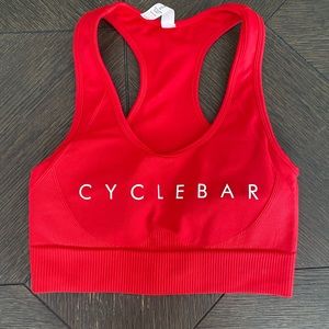 Cyclebar sports bra. Like new! Red. Size small.